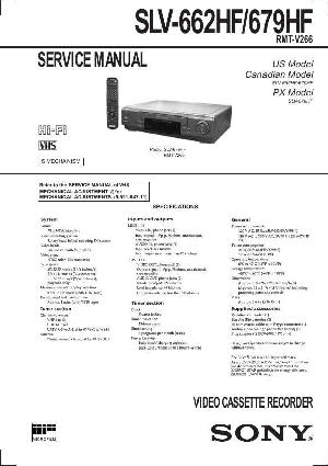 Сервисная инструкция Sony SLV-662HF, SLV-679HF ― Manual-Shop.ru