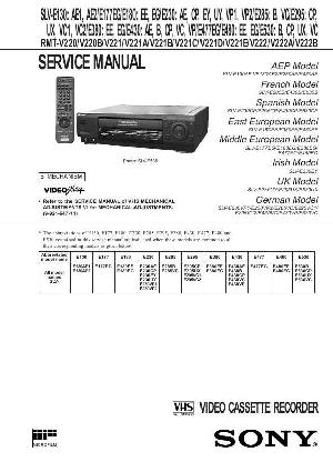 Сервисная инструкция Sony SLV-E130, SLV-E177EG, SLV-E180, SLV-E230, SLV-E285, SLV-E295, SLV-E380, SLV-E430, SLV-E477EG, SLV-E480, SLV-E530 ― Manual-Shop.ru