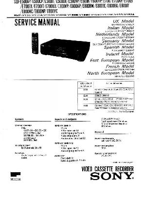 Сервисная инструкция Sony SLV-E500AP, SLV-E500CP, SLV-E500IT, SLV-E500UX, SLV-E500VP, SLV-E600B, SLV-E600VP, SLV-E700, SLV-E700AP, SLV-E700EX, SLV-E700UX, SLV-E800AP, SLV-E800EE, SLV-E800EG, SLV-E800NC ― Manual-Shop.ru