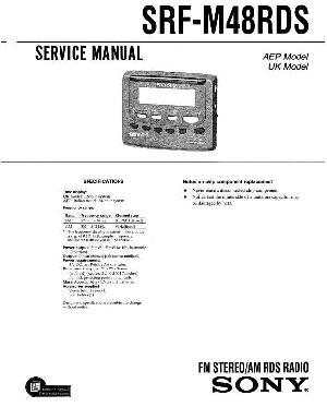 Сервисная инструкция Sony SRF-M48RDS ― Manual-Shop.ru