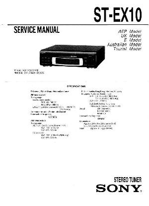 Сервисная инструкция Sony ST-EX10 ― Manual-Shop.ru