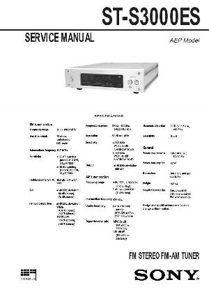 Сервисная инструкция Sony ST-S3000ES ― Manual-Shop.ru
