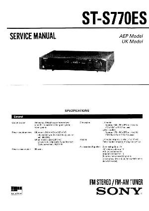 Сервисная инструкция Sony ST-S770ES ― Manual-Shop.ru