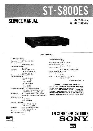 Сервисная инструкция Sony ST-S800ES ― Manual-Shop.ru