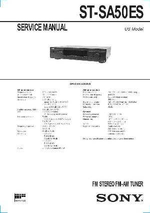 Сервисная инструкция Sony ST-SA50ES ― Manual-Shop.ru