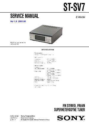 Сервисная инструкция Sony ST-SV7 (MHC-SV7AV) ― Manual-Shop.ru