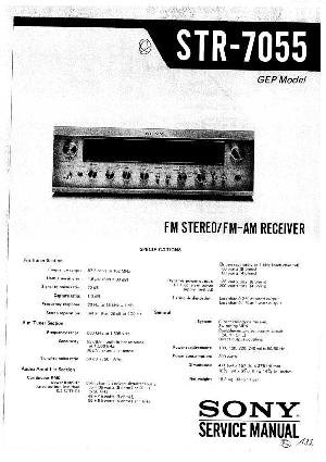 Сервисная инструкция Sony STR-7055 ― Manual-Shop.ru