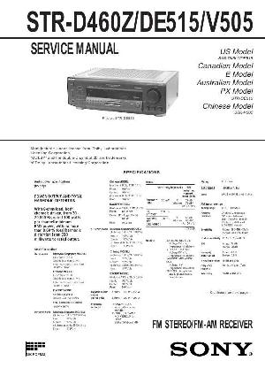 Сервисная инструкция Sony STR-D460Z, STR-DE515, STR-V505 ― Manual-Shop.ru