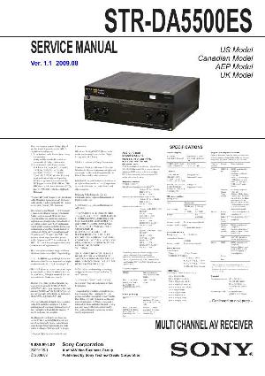 Сервисная инструкция Sony STR-DA5500ES ― Manual-Shop.ru