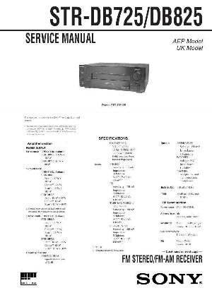 Сервисная инструкция Sony STR-DB725, STR-DB825 ― Manual-Shop.ru