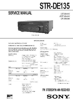 Сервисная инструкция Sony STR-DE135 ― Manual-Shop.ru