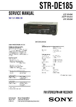 Сервисная инструкция Sony STR-DE185 ― Manual-Shop.ru