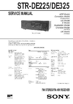 Сервисная инструкция Sony STR-DE225, STR-DE325 ― Manual-Shop.ru