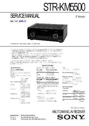 Сервисная инструкция Sony STR-KM5500 ― Manual-Shop.ru