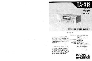 Сервисная инструкция Sony TA-313 ― Manual-Shop.ru