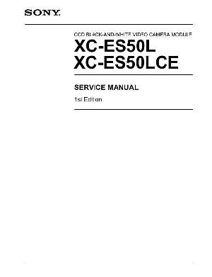 Сервисная инструкция Sony XC-ES50L ― Manual-Shop.ru