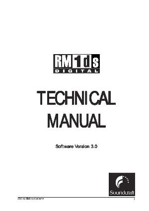 Service manual SOUNDCRAFT RM1DS ― Manual-Shop.ru