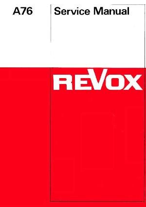 Service manual Studer (Revox) A76  ― Manual-Shop.ru