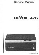 Service manual Studer (Revox) A76 
