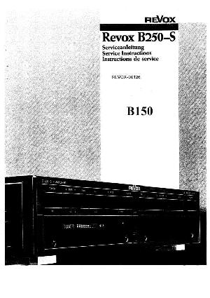 Сервисная инструкция Studer (Revox) B150, B250, B250-S  ― Manual-Shop.ru