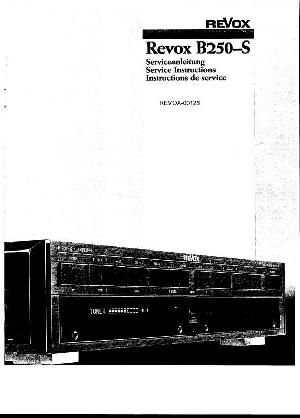 Service manual STUDER (REVOX) B250-S ― Manual-Shop.ru