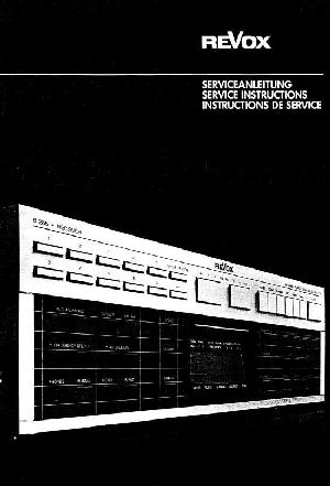 Сервисная инструкция Studer (Revox) B285, B286  ― Manual-Shop.ru