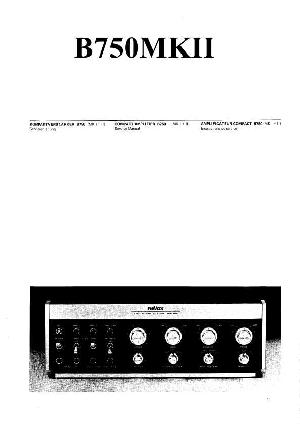 Сервисная инструкция Studer (Revox) B750MK1, B750MK2  ― Manual-Shop.ru