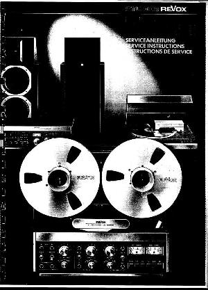 Сервисная инструкция Studer (Revox) B77MK1, B77MK2 ― Manual-Shop.ru