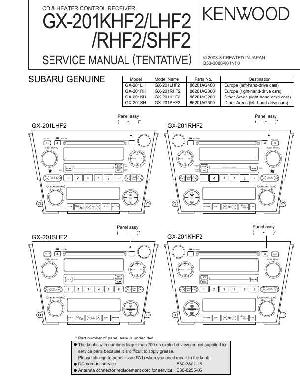Сервисная инструкция SUBARU Kenwood GX-201KHF ― Manual-Shop.ru