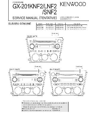 Сервисная инструкция SUBARU Kenwood GX-201KNF ― Manual-Shop.ru