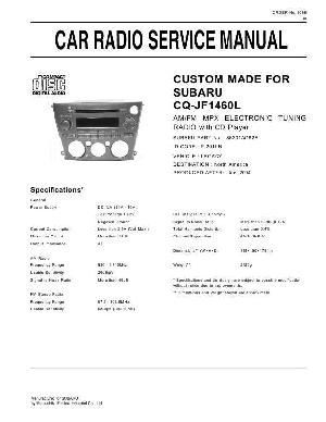 Service manual PANASONIC CQ-JF1460L ― Manual-Shop.ru