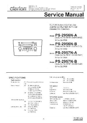 Сервисная инструкция Clarion PS-2956N, 2957N ― Manual-Shop.ru