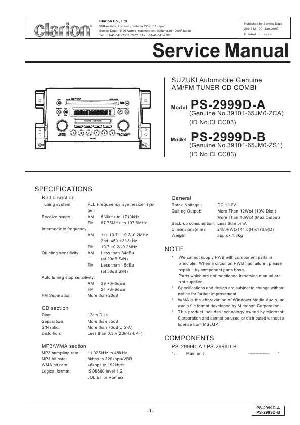 Service manual Clarion PS-2999D ― Manual-Shop.ru