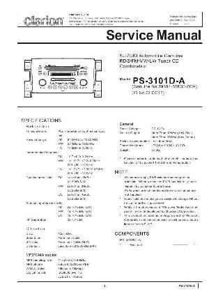 Service manual Clarion PS-3101D-A ― Manual-Shop.ru