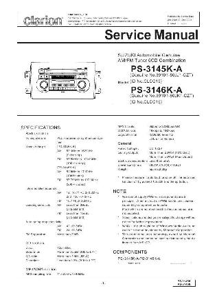 Сервисная инструкция Clarion PS-3145K-A, PS-3146K-A ― Manual-Shop.ru