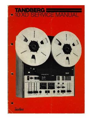 Service manual Tandberg 10XD ― Manual-Shop.ru