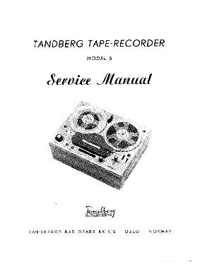 Сервисная инструкция TANDBERG 6 REEL-TO-REEL ― Manual-Shop.ru