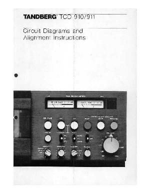 Сервисная инструкция Tandberg TCD-910, TCD-911 ― Manual-Shop.ru