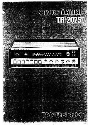 Сервисная инструкция Tandberg TR-2075 ― Manual-Shop.ru
