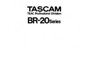 Сервисная инструкция Tascam BR-20 ― Manual-Shop.ru