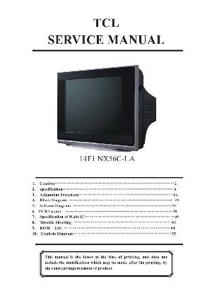 Service manual TCL 14F1, NX56C-LA1 ― Manual-Shop.ru