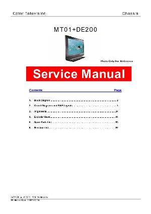 Service manual TCL 32E77, MT01, DE200 ― Manual-Shop.ru