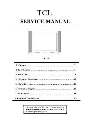 Service manual TCL AT2127 ― Manual-Shop.ru