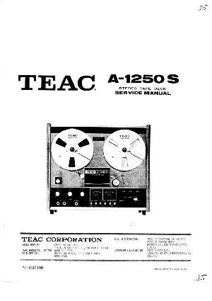 Service manual Teac A-1250S ― Manual-Shop.ru