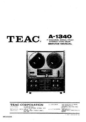 Service manual Teac A-1340  ― Manual-Shop.ru