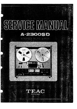 Service manual Teac A-2300SD  ― Manual-Shop.ru
