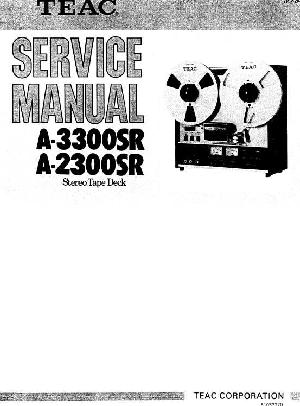 Service manual Teac A-2300SR, A-3300SR  ― Manual-Shop.ru