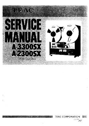 Service manual Teac A-2300SX, A-3300SX  ― Manual-Shop.ru