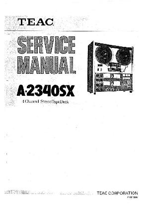 Service manual Teac A-2340SX ― Manual-Shop.ru