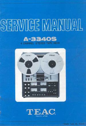 Service manual Teac A-3340S ― Manual-Shop.ru